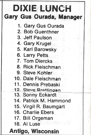 1981 Major State Tournament at Wouters Front Green Bay  (4)