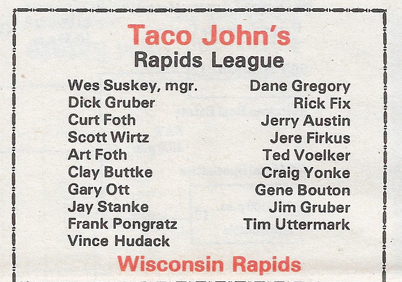 1987 Class A State Tournament  (5)