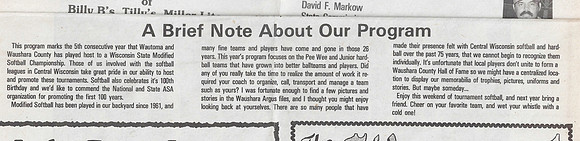 1987 Class A State Tournament  (4)