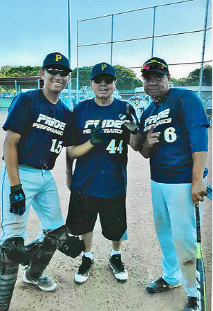 2019 Oneida Warriors Geno Danforth and son Marcus