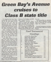 1996 B State Tournament  (.5)