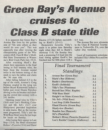 1996 B State Tournament  (.5)