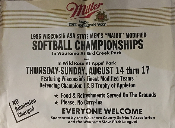 1986 Major State Tourney