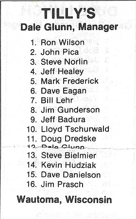 1981 Major State Tournament at Wouters Front Green Bay  (15)