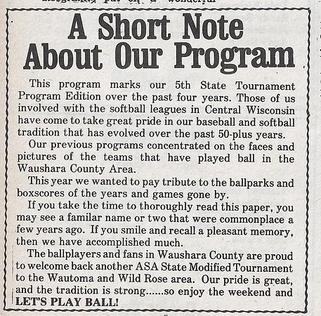 1986 Major State Tournament Program  (2)