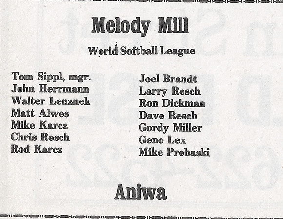 1986 Major State Tournament Program  (12)