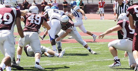 3 UWL 2018 Pre Season Scrmmage vs. U of Dubuque  (156)