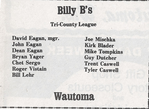 1986 Major State Tournament Program  (17)