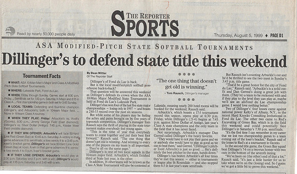 1999 Major State Tournament in Fond Du Lac  (5)