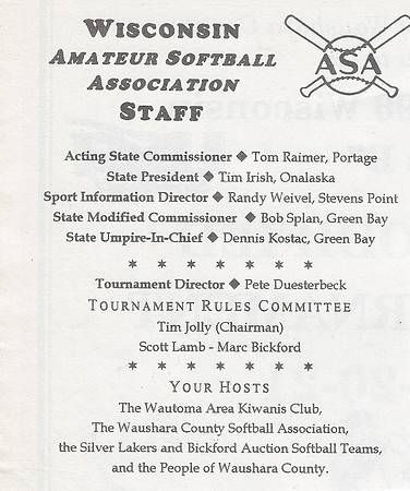 1996 Class B State Tournament Program  (29)
