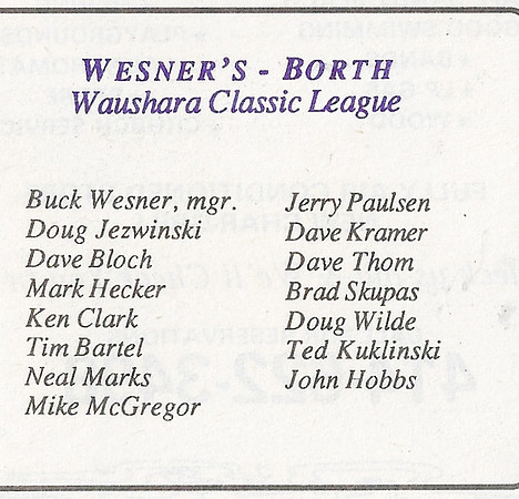 1991 Class A State Tourney Program  (39)