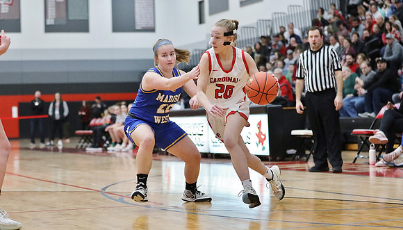 2-18-23 VARSITY SENIOR Lucy Strey NIGHT) vs. Madison West    (48)
