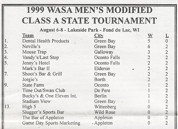 1999 Class A State Tournament (2)